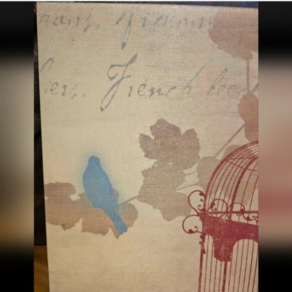 Birdcage canvas by Asea Jensen set of 2 - Picture 4 of 6